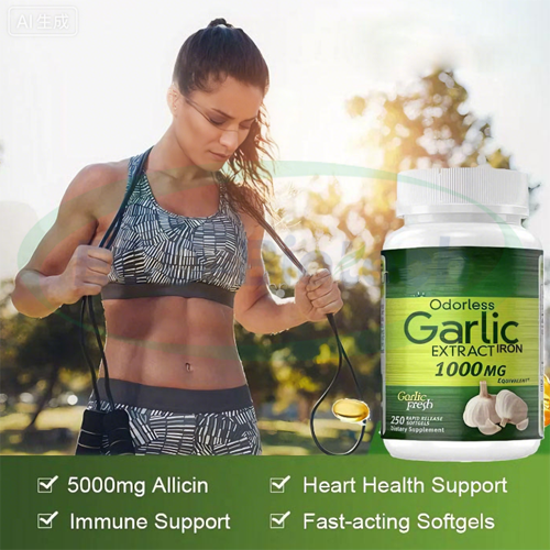 Garlic Capsules: Hair Care Growth Supplement Manufacturer