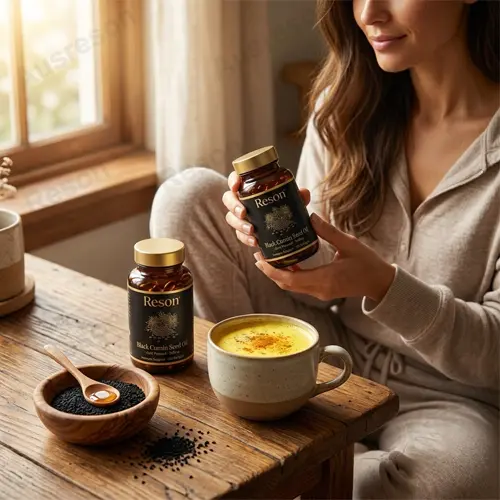 Black cumin seed oil softgels bulk supplier | Cold-Pressed