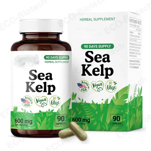 Seaweed capsules: Support thyroid health and metabolism