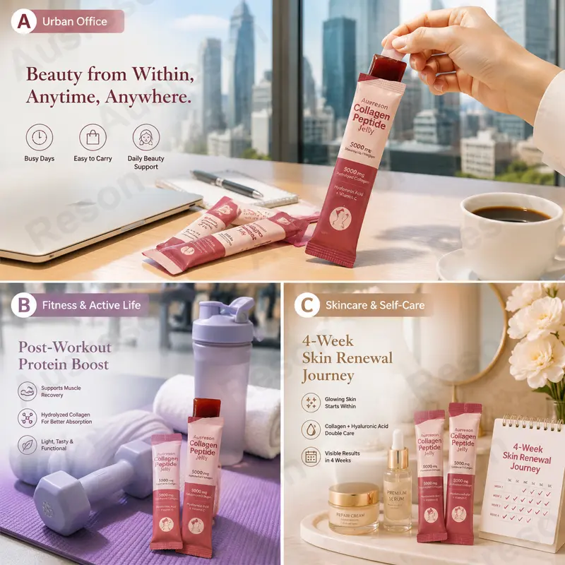 Collagen Peptides Jelly Stick OEM Manufacturer