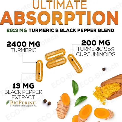 turmeric curcumin Capsules Bulk OEM Wholesaler