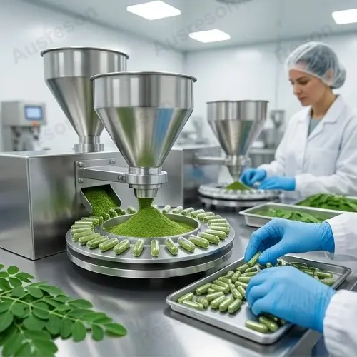 Organic moringa capsules OEM manufacturers