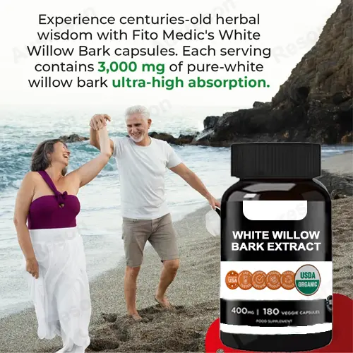 White Willow extract capsules 15% salicin supplement | Reson