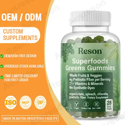 Superfoods Greens Gummies bulk OEM Manufacturer