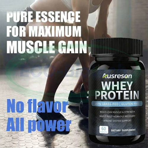 Whey protein capsules vs. traditional protein powder