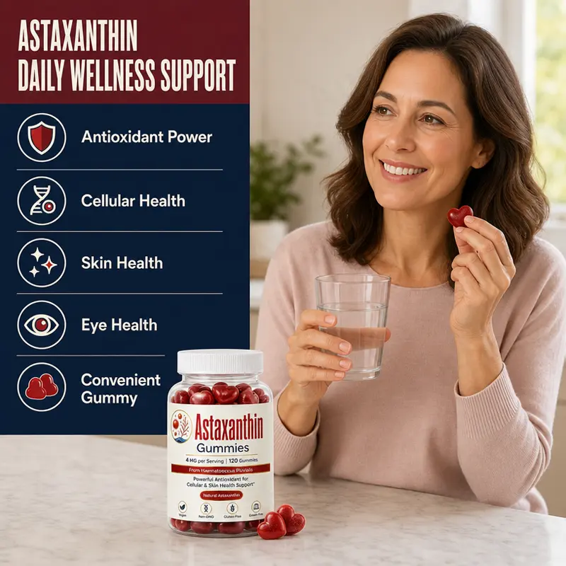 astaxanthin gummies Skin eye Health supplement Private Label
