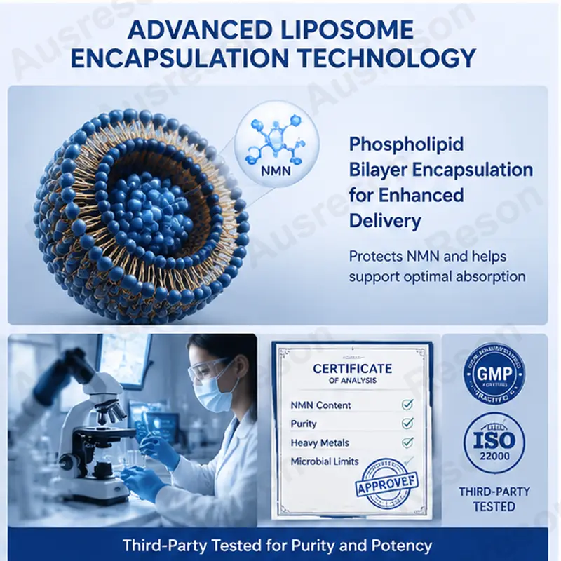 Liposomal NMN drops bioavailability OEM Manufacturer