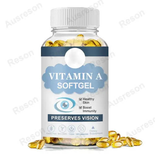 High absorption Vitamin A softgels for skin