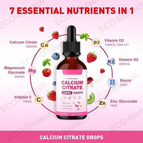 Liposomal Calcium Citrate Drops | Bone & Muscle Health | Reson
