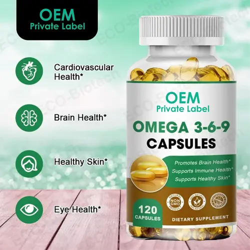 Plant-Based Omega 3-6-9 Softgels | 1200mg Vegan Supplement | Reson