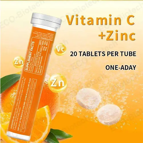 Vitamin C zinc effervescent tablets OEM manufacturers | Reson