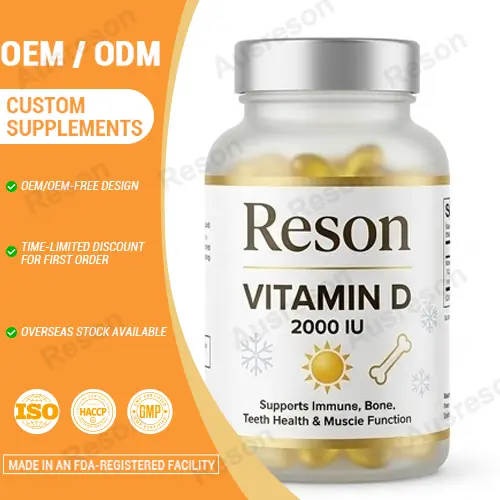 vitamin d capsules OEM manufacturer | Immune & Bone Support