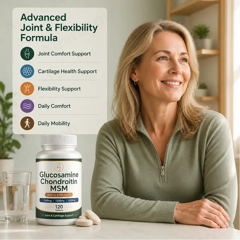 Glucosamine chondroitin sulfate MSM Tablets joint supplement supply