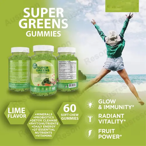 Super Greens gummies Detox support supplier | Reson