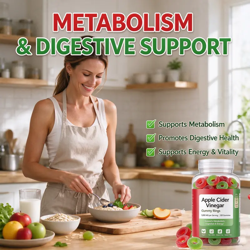 Apple Cider Vinegar Gummy Rings slimming supplement Manufacturer