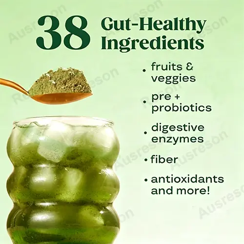 GMP Superfood Greens Powder with probiotics and enzymes | Reson