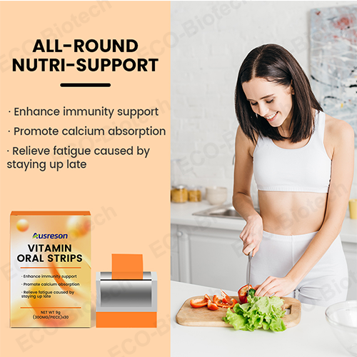 Vitamin oral Strips | Easy Absorbing B12, D3 | Reson
