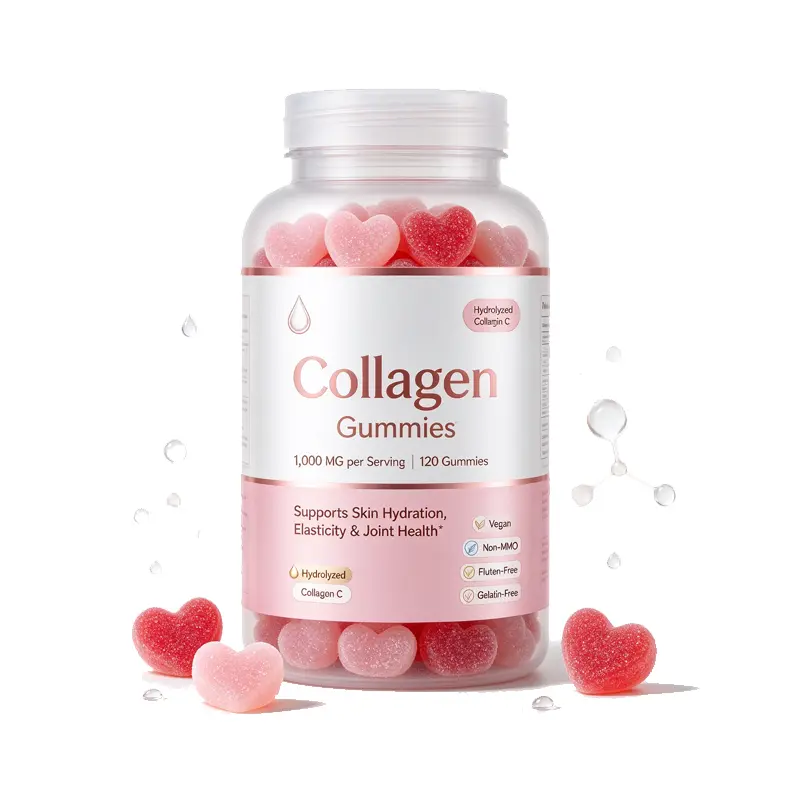 collagen gummies Hair Skin Nails Support Private Label