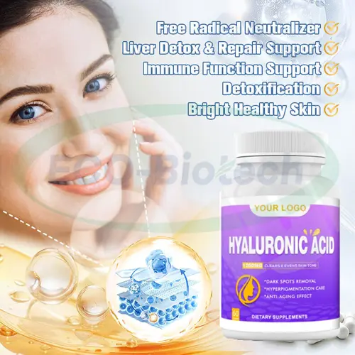 hyaluronic acid capsules for Skin Hydration Support Manufacturer