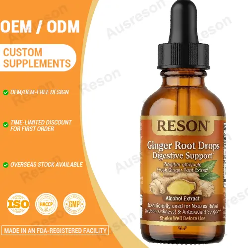 organic ginger root drops OEM manufacturer