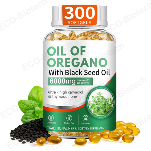 Wild Oregano Oil Softgels capsules with Black Seed Oil | Reson