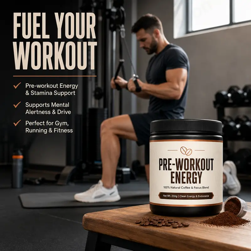 Pre-workout Coffe Powder sports supplement Manufacturer