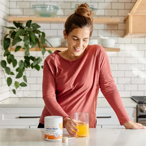 Organic Baobab Prebiotic Fiber Powder: Digestive Health Supplement