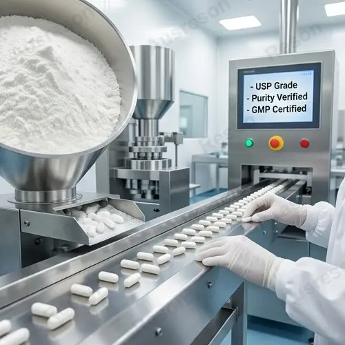 Pure Ascorbic Acid Vitamin C capsules Manufacturer