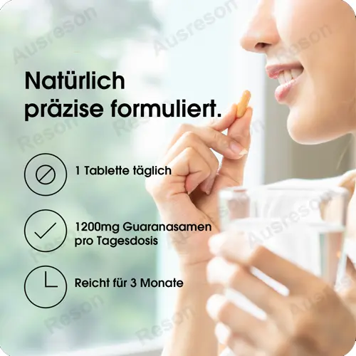 Guarana Extract capsules for Metabolism, Weight Control