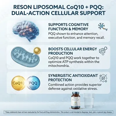 Liposomal CoQ10 + PQQ Microbead Capsules OEM Manufacturer