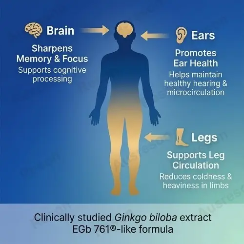 Ginkgo Biloba capsules Standardized extract for memory | Reson