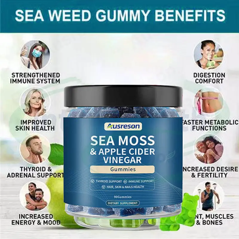 apple Cider Vinegar Sea Moss Gummies Slimming Supplement supply