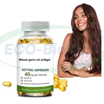 Wheat Germ Oil Softgel Capsule manufacturer Cold Pressed