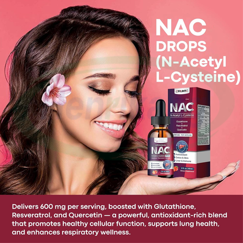 Liposomal N-Acetyl L-Cysteine NAC Drops Liver Health | Ausreson