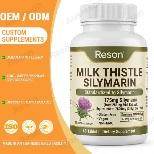 milk thistle silymarin tablets for liver manufacturer