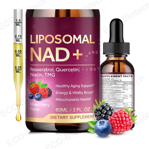 Liposomal NAD+ drops supplement oem Manufacturing
