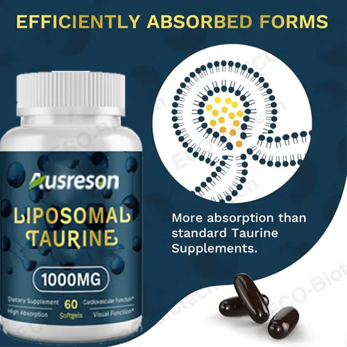 Liposomal Taurine Softgels OEM Manufacturer | High Bioavailability