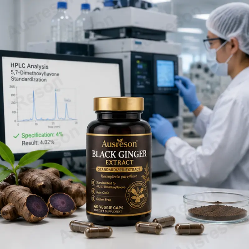 Black Ginger Extract capsules bulk supplier Natural energy supplement