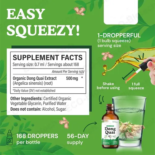 Dong Quai extract liquid drops OEM manufacturer