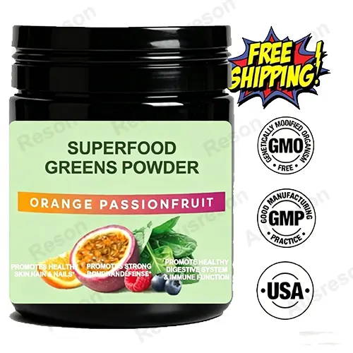 GMP Superfood Greens Powder with probiotics and enzymes | Reson