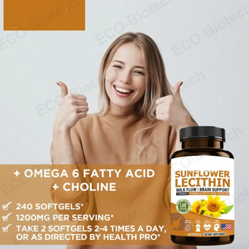 Sunflower Lecithin Capsules | Brain Health and Liver Support