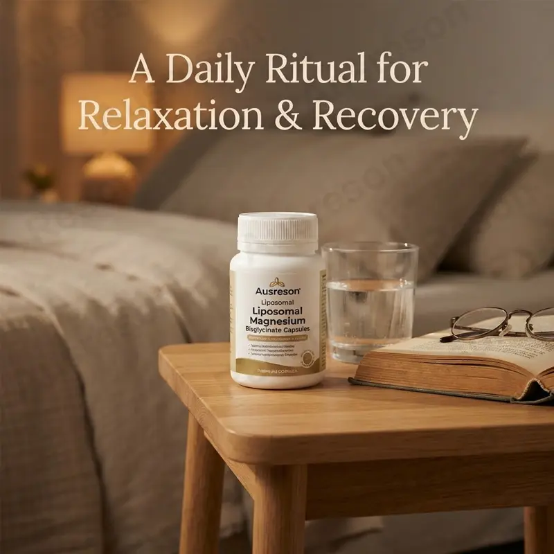 High bioavailability liposomal magnesium bisglycinate capsules for sleep supplier