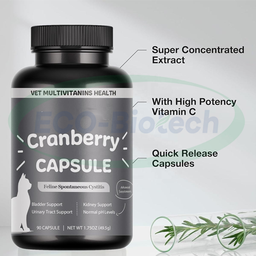 Pet Cranberry Health Stress Relief Capsules oem Manufacturer