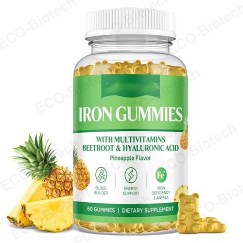 Iron Gummies supplement Support Energy OEM Manufacturing