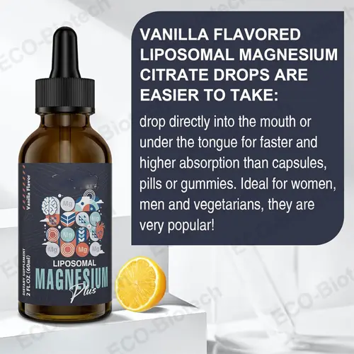 Liposomal Magnesium Citrate Drops bulk suppplier | Improve sleep