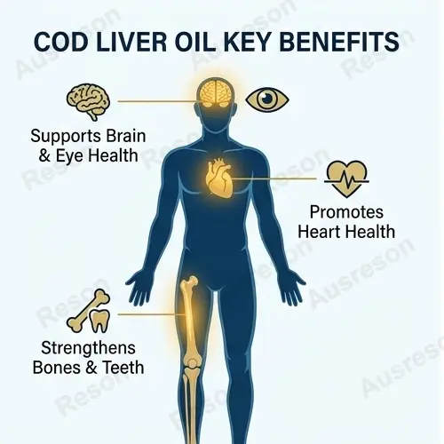 Cod Liver Oil drops liquid for brain health OEM manufacturer