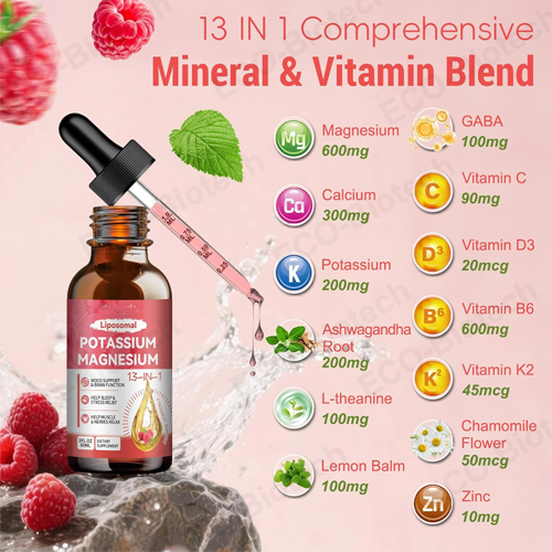 Liposomal Potassium Magnesium drops | Heart Health | Reson