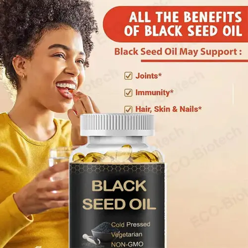 organic Black Seed Oil Softgels Cold-Pressed | oem Manufacturer Reson