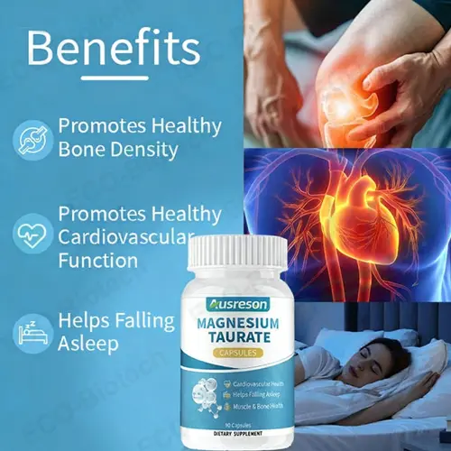 magnesium taurine Capsules for Heart & Nerve Health | OEM