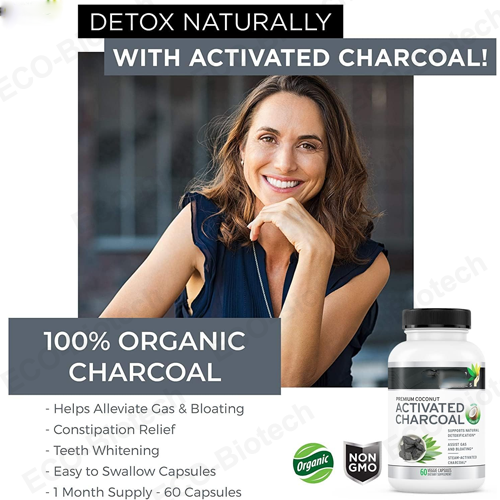 Charcoal Capsules | bloating and gas relief | Reson